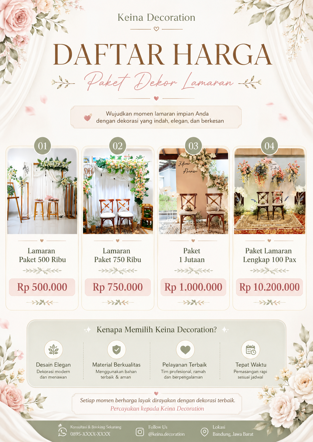 Paket Dekor Lamaran