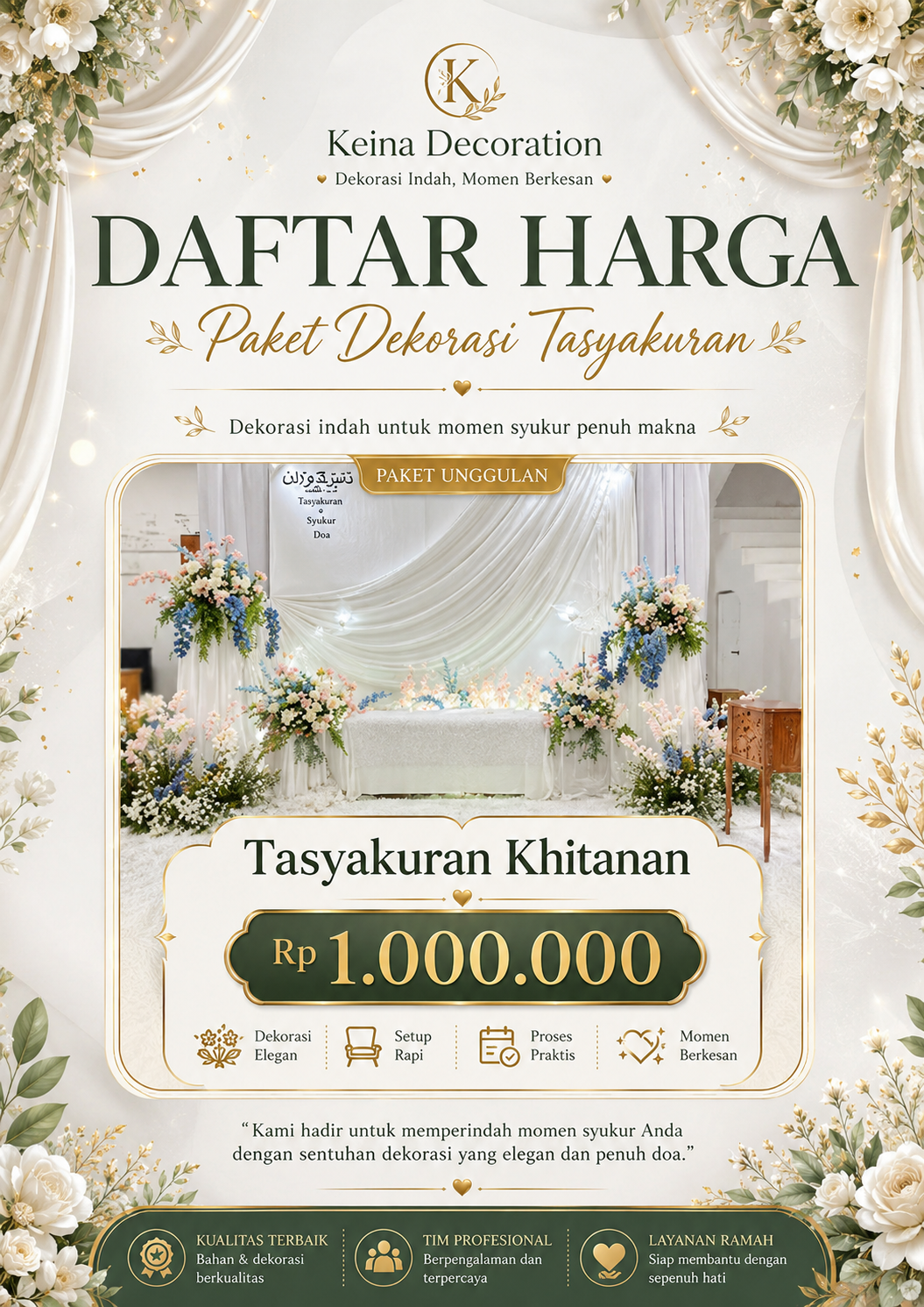 Paket Dekorasi Tasyakuran
